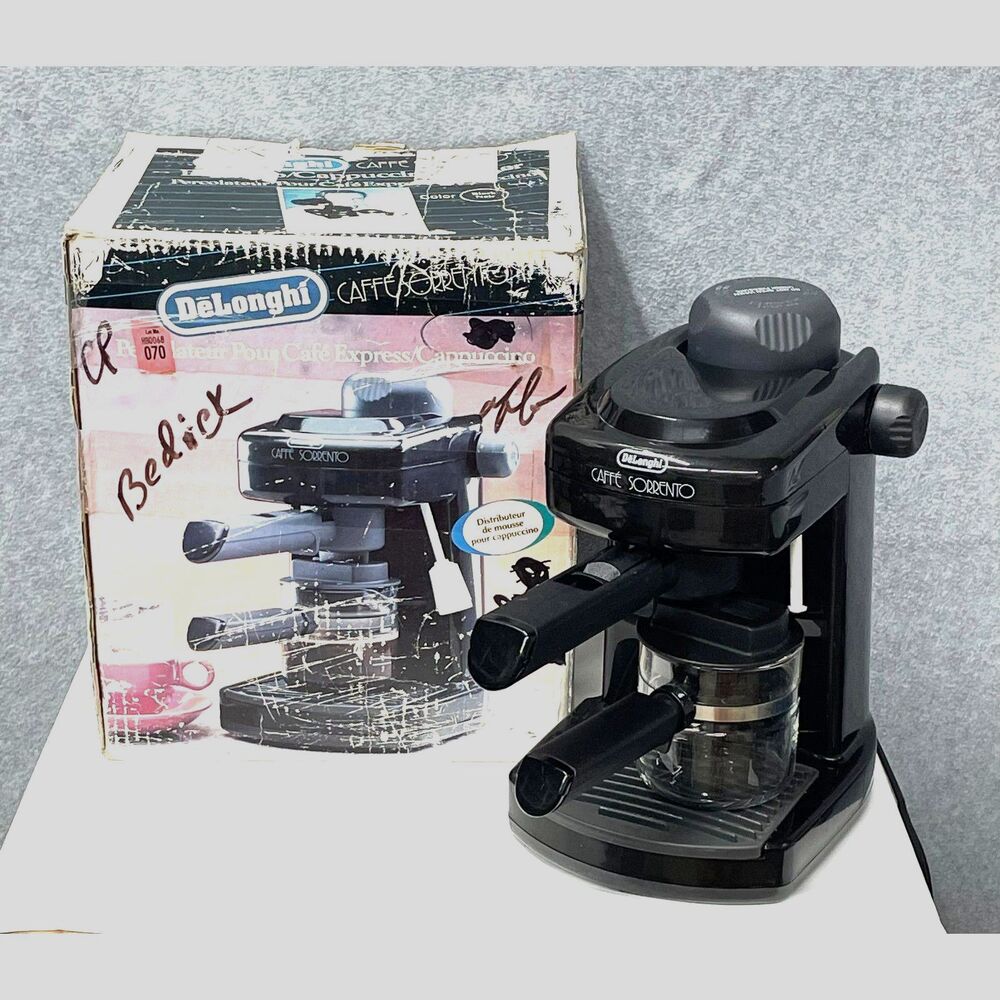 DeLonghi Caffe Sorrento Espresso Cappuccino Maker BAR-4 Tested Works w Box BAR4